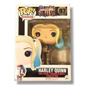 Funko POP! DC Heroes Squad Harley Quinn #97 with POP Protector
